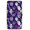 Buckle-Down Hinged Wallet - Disney 4-Villain Expressions and Icon Blocks Purples
