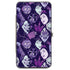 Buckle-Down Hinged Wallet - Disney 4-Villain Expressions and Icon Blocks Purples
