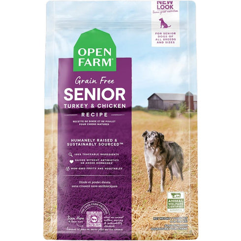 Open Farm Senior Grain-Free Dry Dog Food 22lb Poudre Pet & Feed Supply