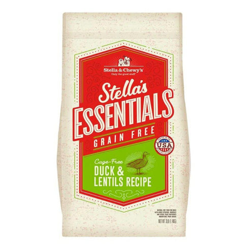 Stella & Chewy's Essentials High Coastal Wetland Recipe Cage-free Duck Dog Food 25lb - Poudre Pet and Feed Supply