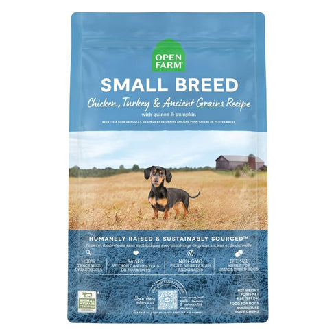 Open Farm Small Breed Ancient Grain Dry Dog Food 4lb - Poudre Pet and Feed Supply