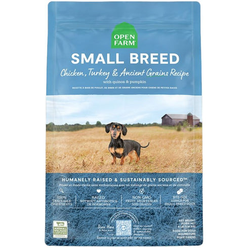 Open Farm Small Breed Ancient Grain Dry Dog Food 11lb - Poudre Pet and Feed Supply