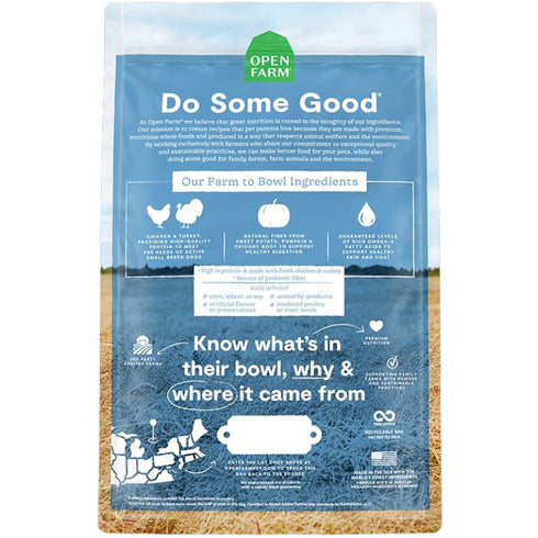 Open Farm Small Breed Ancient Grain Dry Dog Food 11lb - Poudre Pet and Feed Supply