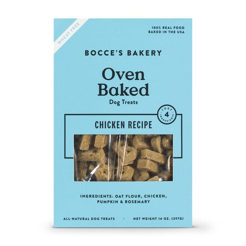 Bocce's Bakery Crunchy Biscuits Dog Treats Chicken 14 oz Box