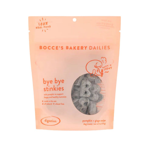 Bocce's Bakery Bye Bye Stinkies Soft & Chewy Treats for Dogs 6oz - Poudre Pet and Feed Supply