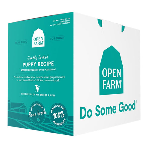 Open Farm Chicken Salmon Puppy Gently Cooked Dog Food 96oz - Poudre Pet & Feed Supply