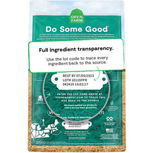 Open Farm Puppy Grain-Free Dry Dog Food 22lb - Poudre Pet and Feed Supply