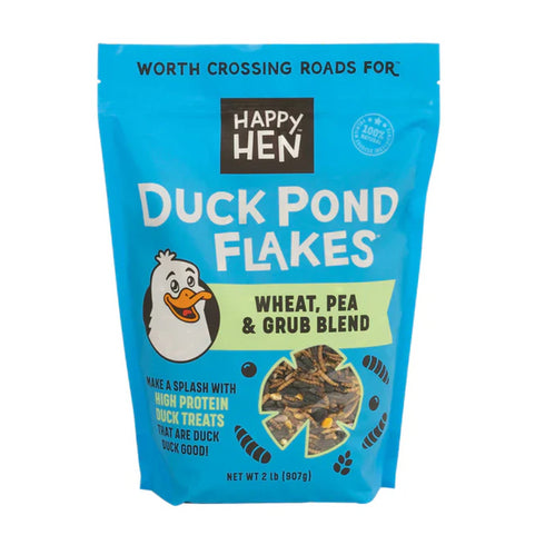 Happy Hen Treats Pond Flakes Duck Treats 2lb - Poudre Pet and Feed Supply
