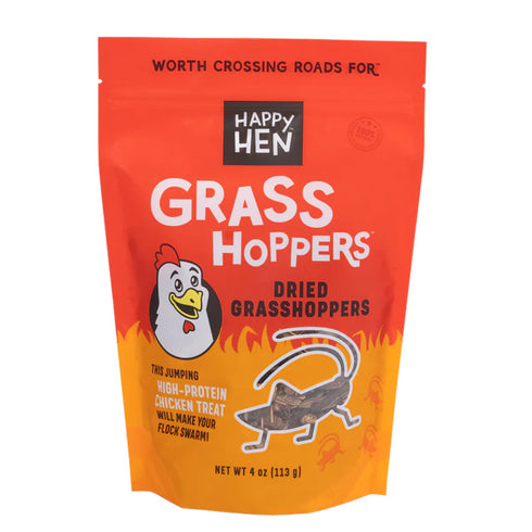 Happy Hen Treats Grass Hoppers Chicken Treats 5oz - Poudre Pet and Feed Supply