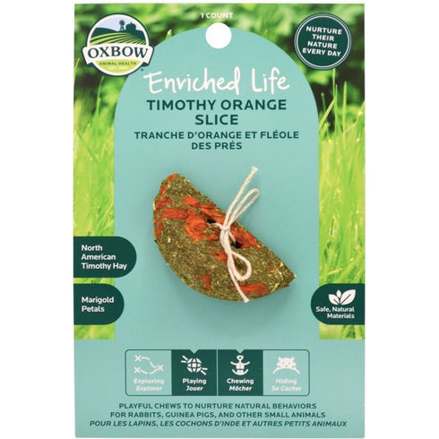 Oxbow Enriched Life Timothy Orange Slice - Poudre Pet and Feed Supply
