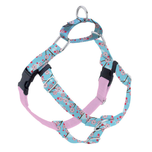 2 Hounds Design Freedom No-Pull Harness 1" Medium Cherry Blossoms - Poudre Pet and Feed Supply