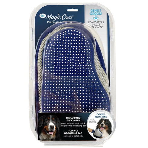 Four Paws Magic Coat Comfort Tips Deluxe Love Dog Grooming Glove - Poudre Pet & Feed Supply