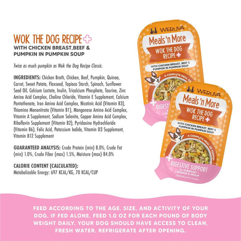 Weruva Meals 'n More Wok The Dog Recipe Plus Wet Dog Food 3.5oz - Poudre Pet & Feed Supply 3