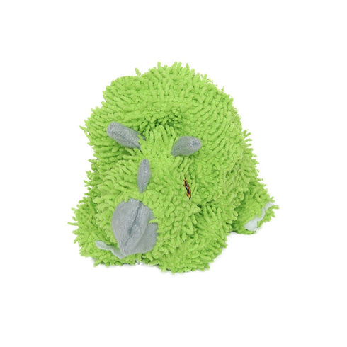 Tuffy’s Mighty Micro Ball Triceratop – Plush, Squeaky Dog Toy