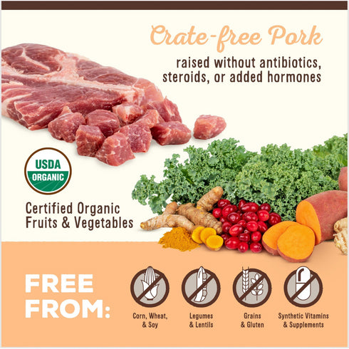 Primal Cupboard Cuts Pork Grain-Free Freeze-Dried Raw Dog Food Topper 3.5 oz