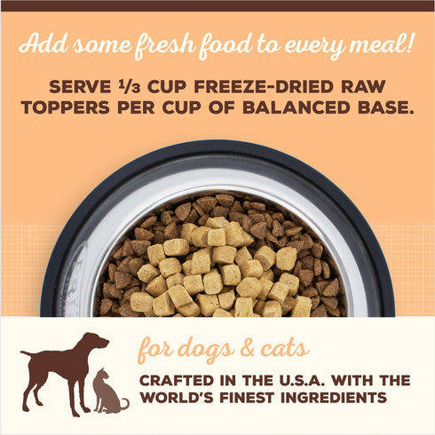 Primal Cupboard Cuts Pork Grain-Free Freeze-Dried Raw Dog Food Topper 3.5 oz