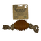 Indipets 100% Organic Rubber Studded Rugby Ball with Jute Rope Dog Toy 11" poudrefeed.com