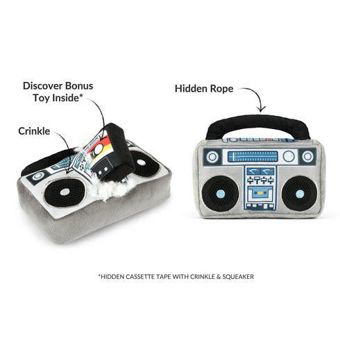 P.L.A.Y. 80's Classic Boom Box Dog Toy