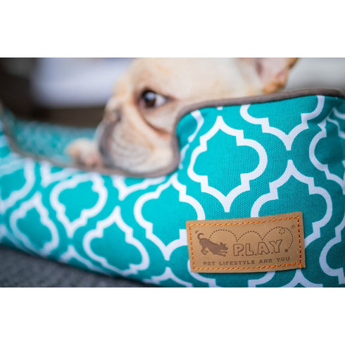 P.L.A.Y. Moroccan Lounge Bed Teal Large Poudre Pet & Feed Supply 2