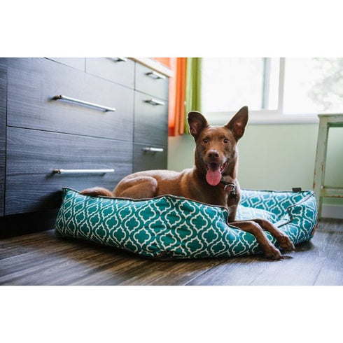 P.L.A.Y. Moroccan Lounge Bed Teal Large Poudre Pet & Feed Supply 3