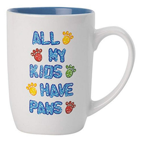 PetRageous Designs All My Kids Have Paws Mug 24oz Multicolor poudrefeed.com