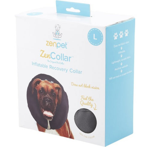 ZenPet ZenCollar Inflatable Recovery Dog & Cat Collar Large 13-18"