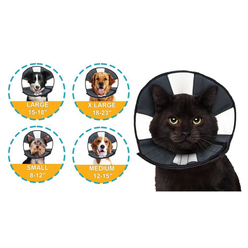 ZenPet ZenCone Soft Recovery Collar Large 15-18" Poudre Pet & Feed Supply 4