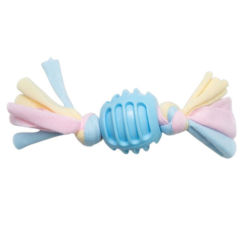 Snugarooz Snuggle Ball Blue Dog Toy poudrefeed.com 3