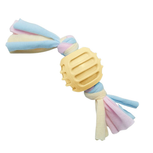 Snugarooz Snuggle Ball Yellow 8.5" Dog Toy poudrefeed.com