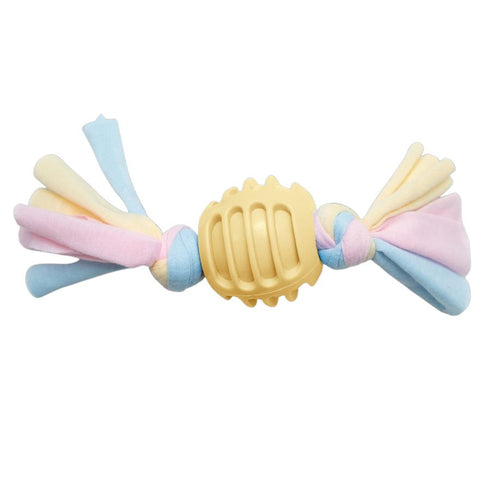 Snugarooz Snuggle Ball Yellow 8.5" Dog Toy poudrefeed.com 3