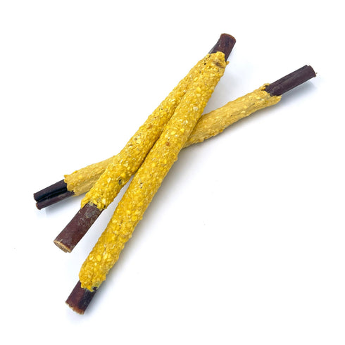 Natural Dog 12" Collagen Sticks with Cheese Dog Treats - Poudre Pet and Feed Supply