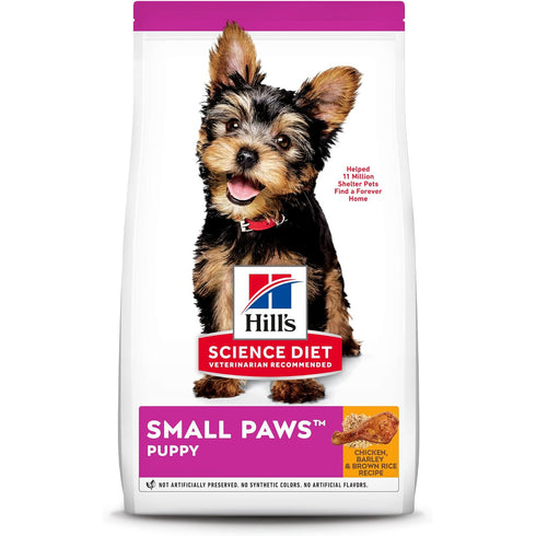 Hill's Science Diet Puppy Small & Mini Chicken & Brown Rice Dry Dog Food 12.5lb - Poudre Pet and Feed Supply