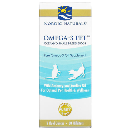 Nordic Naturals Omega-3 for Cat and Small Breed Dogs 2oz - Poudre Pet and Feed Supply