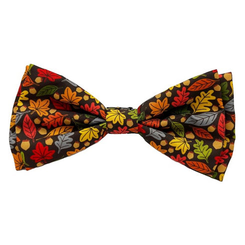Huxley & Kent Leaves & Nuts Bow Tie for Dogs & Cats 4" - Poudre Pet and Feed Supply