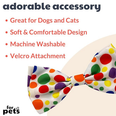 Huxley & Kent Happy Barkday Bow Tie for Dogs & Cats 5” - Poudre Pet and Feed Supply