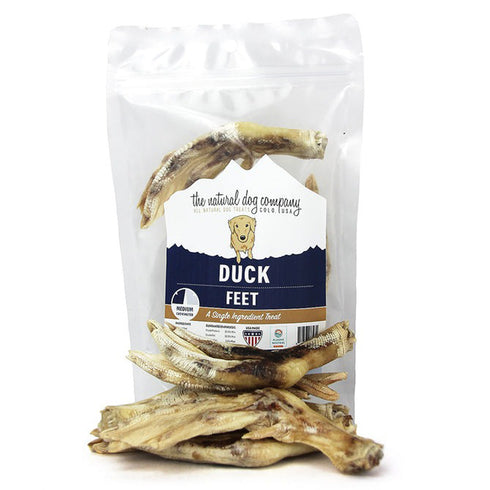 The Natural Dog Company Freeze-Dried Duck Feet Dog Treats 3oz - Poudre Pet and Feed Supply