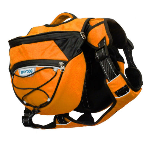 Bay Dog Saranac Saranac Dog Backpack Orange Large - Poudre Pet and Feed Supply