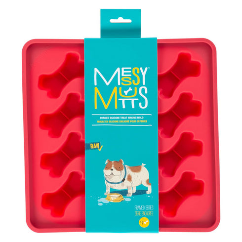 Messy Mutts Silicone Bake and Freeze Dog Treat Maker Watermelon
