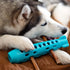 Totally Pooched Stuff'n Chew Bully and Chew Stick Treat Holder Dog Toy Teal 10"