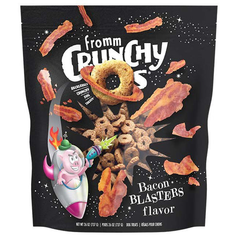 Fromm Crunchy Os Bacon Blasters Flavor Dog Treats 26oz - Poudre Pet and Feed Supply