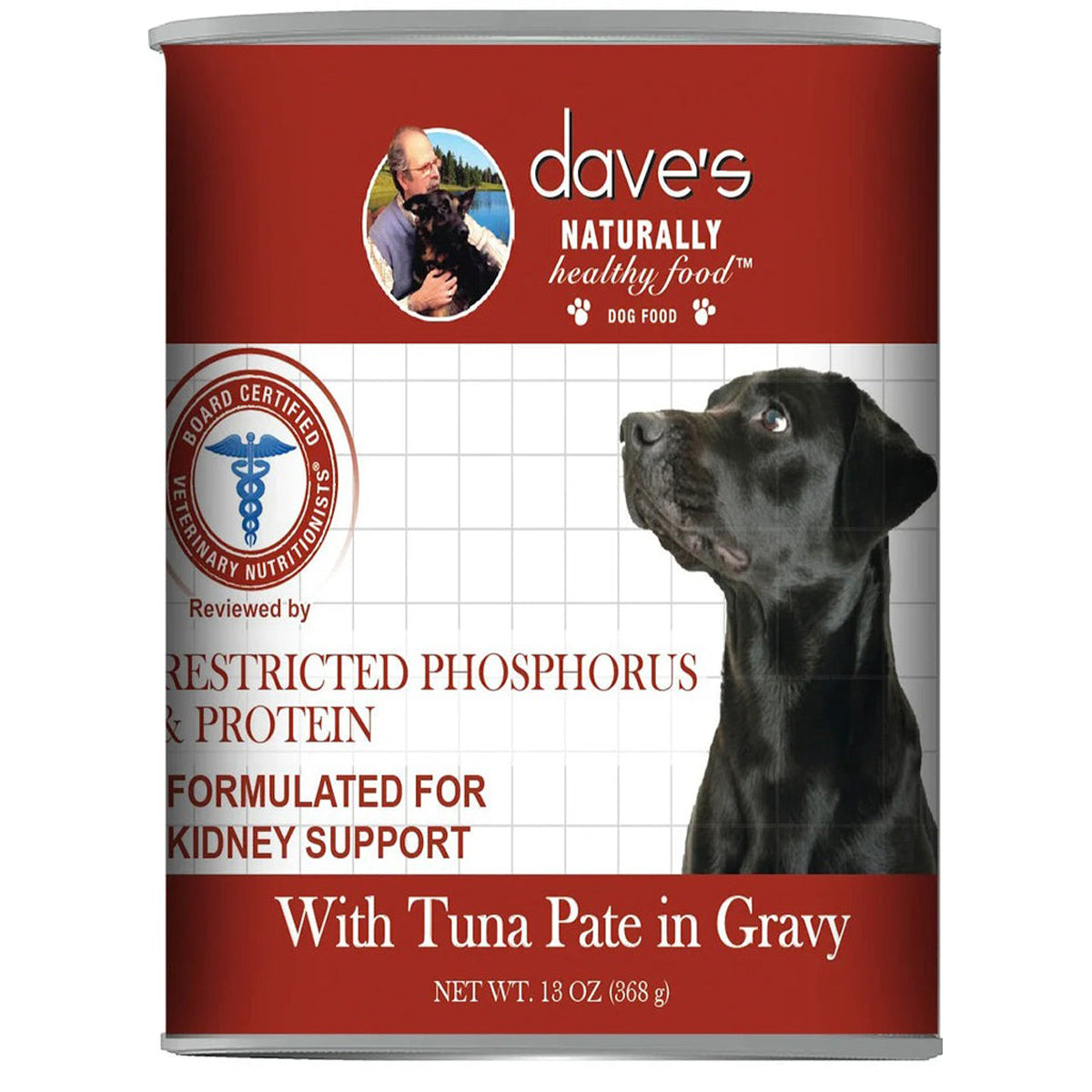 Dave's Renal Restricted Phosphorus & Protein Tuna Pate in Gravy Wet Do