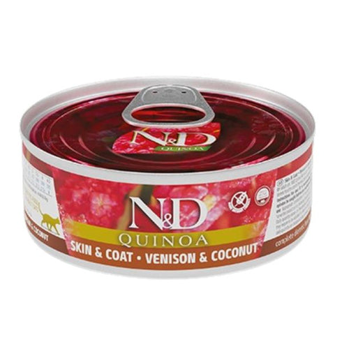 Farmina Quinoa Venison Coconut Skin & Coat Wet Cat Food 2.8oz - Poudre Pet & Feed Supply