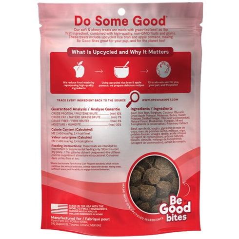 Open Farm Be Good Bites Grass-Fed Beef Dog Treats 6oz - Poudre Pet and Feed Supply