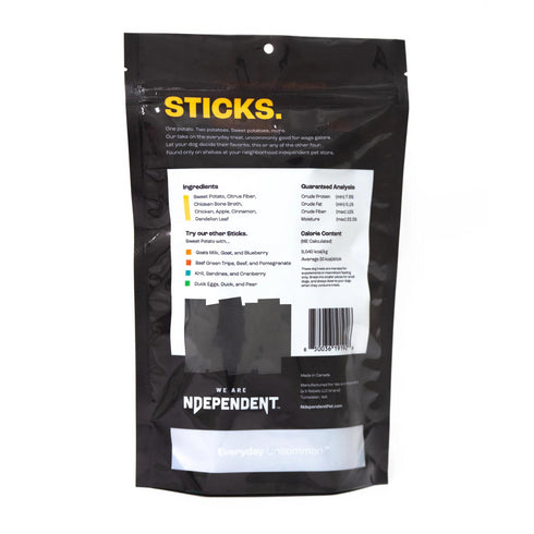 Ndependent Sticks Sweet Potato & Chicken Bone Broth Dog Treats 6oz