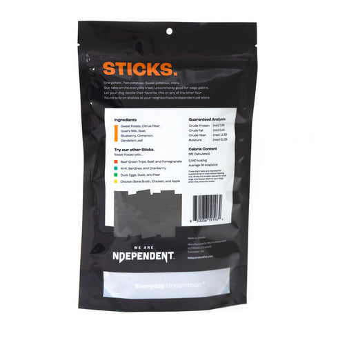Ndependent Sticks Sweet Potato & Goat Milk Dog Treats 6oz