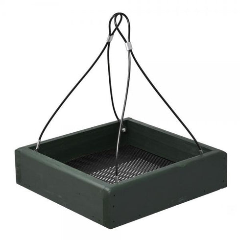 Gold Crest Petite Green Hanging Tray Feeder - Poudre Pet & Feed Supply