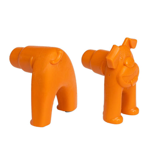 West Paw Toppl Stopper Tangerine Dog Treat Toy - Poudre Pet and Feed Supply