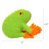 Tuffy's Mighty Microfiber Frog Squeaker Dog Toy