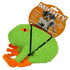 Tuffy's Mighty Microfiber Frog Squeaker Dog Toy