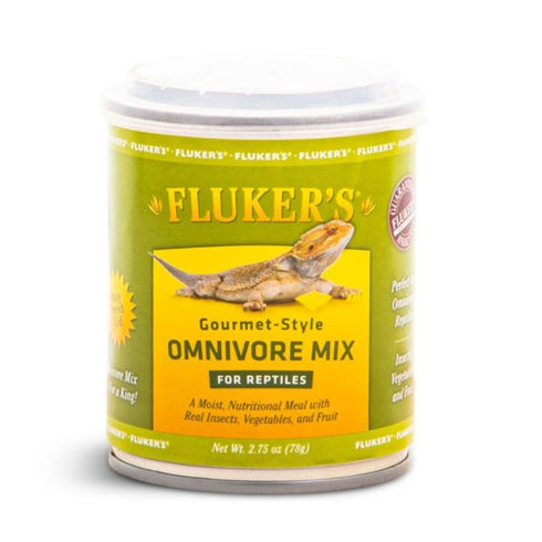 Fluker's Gourmet-Style Canned Omnivore Mix for Reptiles 2.75oz - Poudre Pet & Feed Supply